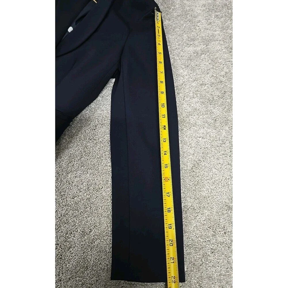 Boden Blazer Suit‎ Jacket Lined Navy Blue Pockets Women’s Size 4 PETITE / XS
